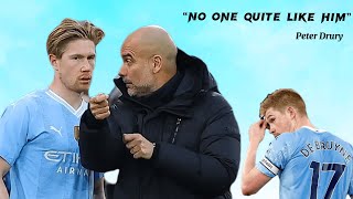 Kevin Debruyne going “GOD MODE” for 6 straight minutes with Peter Drury!!