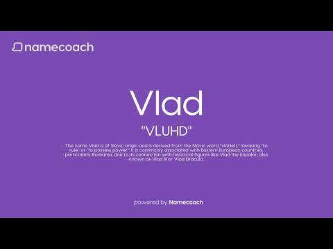 How to Pronounce Vlad