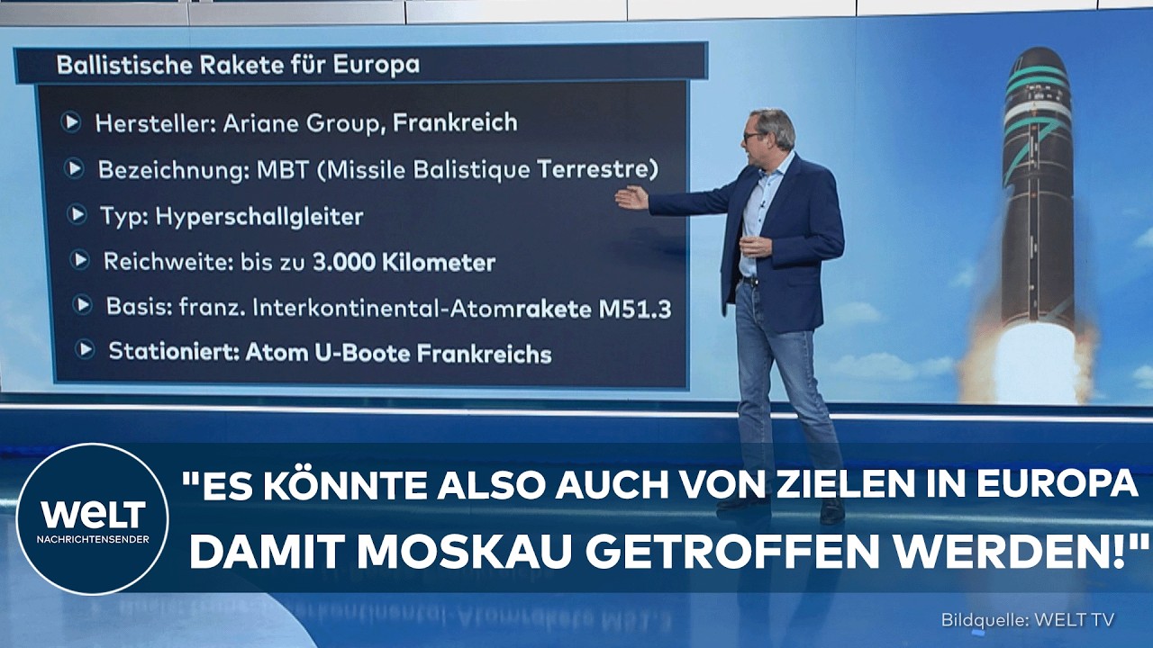 EUROPA WILL AUFRÜSTEN: Kommt jetzt die eigene ballistische EU-Rakete? – Deutschland zögert
