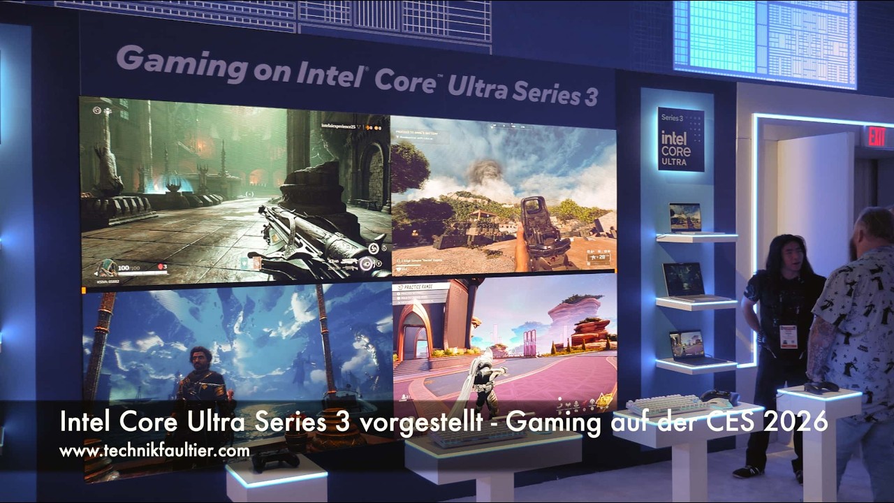 Intel Core Ultra Series 3 vorgestellt - Gaming auf der CES 2026