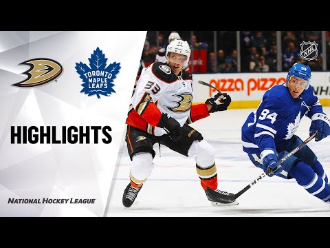 NHL Highlights | Ducks @ Maple Leafs 2/7/20