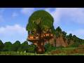 Minecraft How To Build A Tree House Step By Step Easy To Follow Tutorial