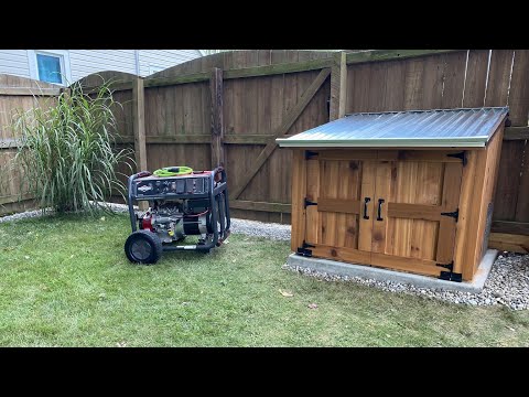 My Cedar Generator Shed