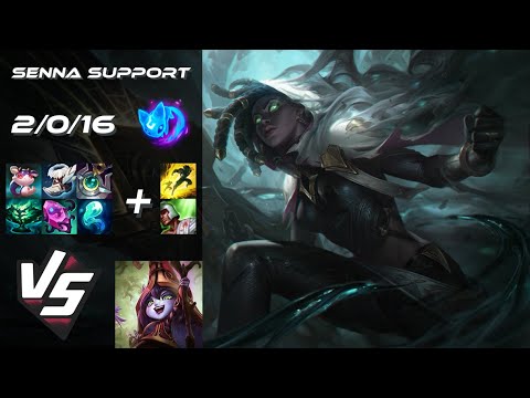 SUPPORT Senna vs Lulu - EU Grandmaster Patch 14.16