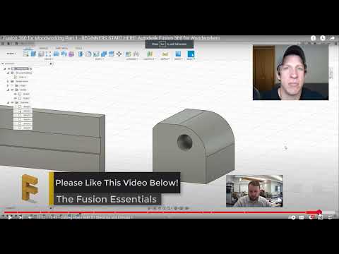 Fusion 360   Woodworking   Part 1 Turn In