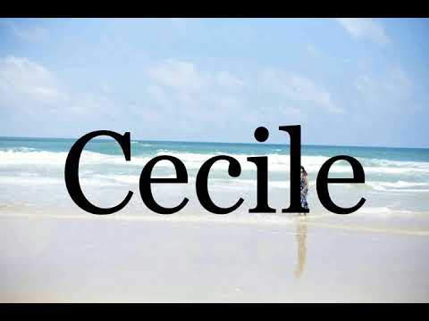 How To Pronounce Cecile🌈🌈🌈🌈🌈🌈Pronunciation Of Cecile
