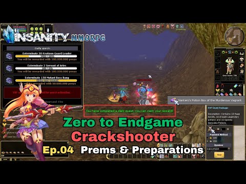 Insanity FlyFF - ZTE Crackshooter Series Ep.4 - Prems & Preparations!