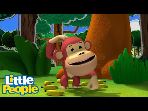 Little People | The Monkey Lost Something! Can You Help? 🐵| Cartoons | Little People Fisher Price - Kids TV Series, Kingdom Kids Zone - Little People - Fisher Price