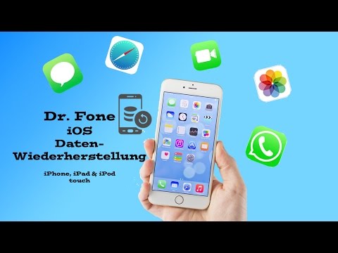 Dr. Fone: iOS Datenwiederherstellung - RETTE VERLORENE DATEN vom iPhone, iPad & iPod [Full HD]