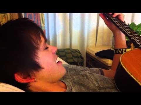 Chris playing around on vacation