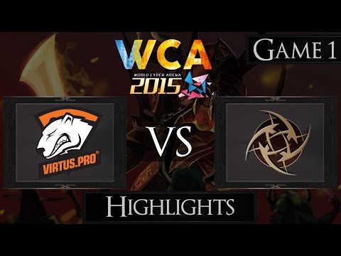 Dota 2 Virtus.Pro vs NiP | WCA 2015 Highlights