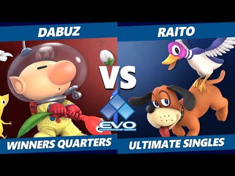 EVO 2019 SSBU - Liquid` Dabuz (Olimar) Vs. Raito (Duck Hunt) Smash Ultimate Tournament W. Quarters