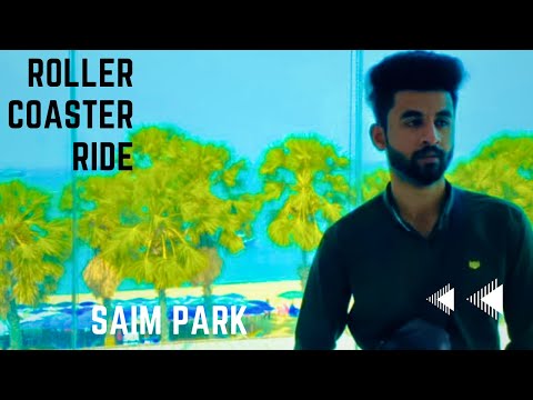 Red star Roller coaster ride at Theme park Siam world park in Bangkok Thailand.