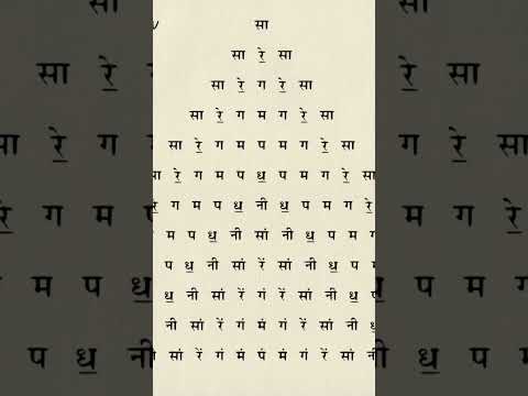 Bhairav Thaat - Pyramid Alankar. Download SurTaal app for more. #alankarapp #alankarpractice
