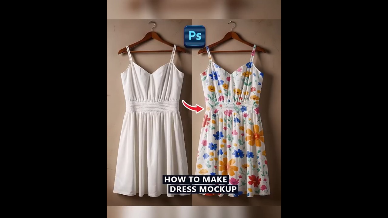 How to make a dress mockup in Photoshop