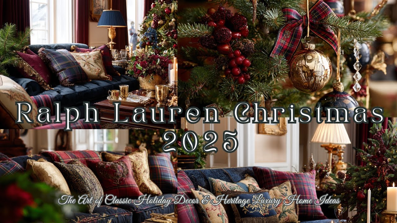 🎄Ralph Lauren Christmas 2025 | The Art of Classic Holiday Decor & Heritage Luxury Home Ideas