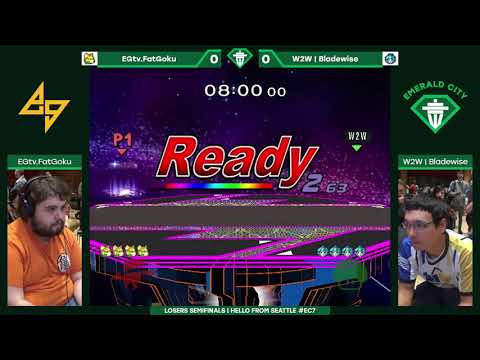 EC7: Losers Semis — EGtv.FatGoku (Fox) vs. W2W | Bladewise (Peach) — SSBM