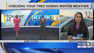 Checking your tires during winter weather