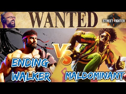 THIS DEEJAY IS SICK! EndingWalker (Ryu) vs MALDOMINANT FT7 - WANTED SF6