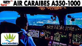 Airbus A350-1000 into Paris Hand Flown from 11,000 feet