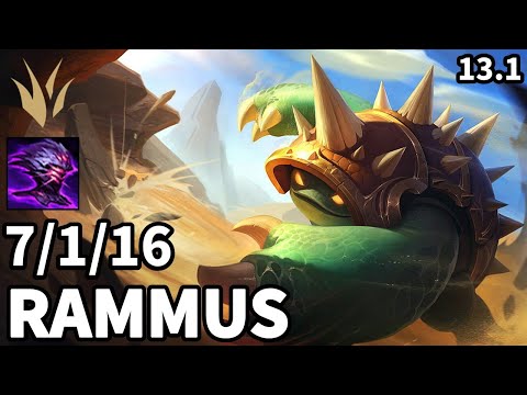 Rammus Jungle vs Lillia - EUW Master | Patch 13.1