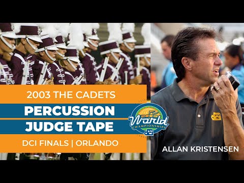 Judge Tape: The Cadets "Our Favorite Things" | Percussion | 2003 Finals