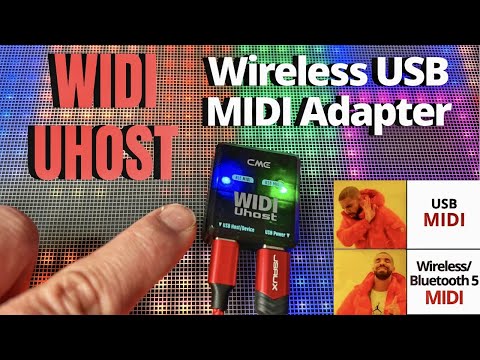 CME WIDI UHOST & BUD PRO 3-in-1 Bluetooth USB MIDI Interface Connection image 5