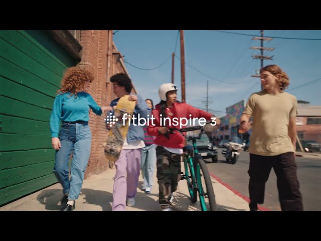 Fitbit Inspire 3 Pulsera de Actividad Lavanda/Negro video
