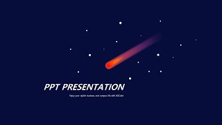 유성이 떨어지는 ppt 애니메이션 만드는 법