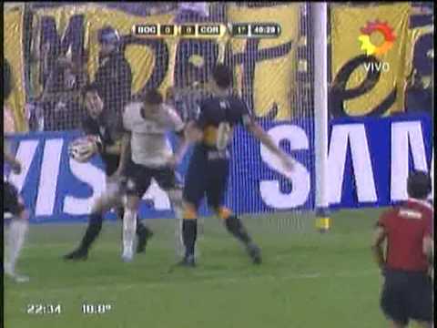 COPA LIBERTADORES 2013 BOCA 1-0 CORINTHIANS (Octavos Ida)