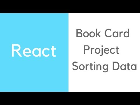 Build a Reactjs app with the Google Books API Part 4 Sorting Data