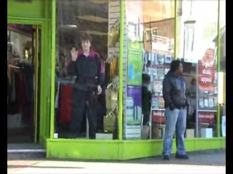 Living Window Mannequins PwC Store Wars Brixton mannequin-man performming as a Living Mannequin: PWC Store-Wars Living Mannequins Barnardos Brixton 2009 for PwC on 10/12/2009