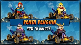 Crash Team Racing: Nitro Fueled - Penta Penquin SECRET CHARACTER - Unlock Code (PS4, Xbox, Switch)