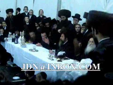 Rachmastrivka Rebbe Tish In London Teves 5770