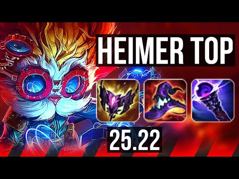 HEIMERDINGER vs ILLAOI (TOP) | Legendary | EUW Master | 25.22