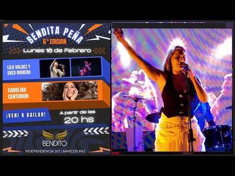 16.2.2026 CAROLINA CENTURION Endechas en vivo Bendita Peña Carnaval Marcos Paz Bs As HD