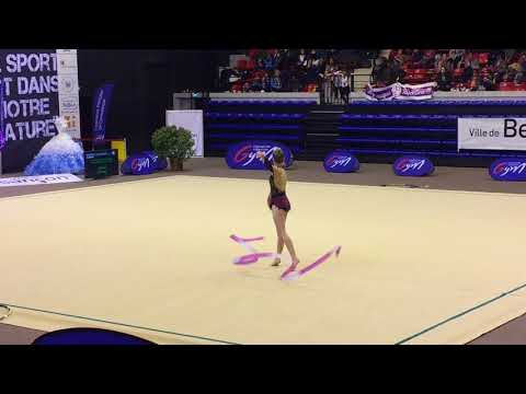 Chloé Simo ruban - Nat A 14/15 ans - France Besançon 2018