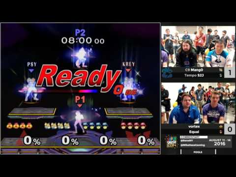 SSC16 - vortex + Equal vs Mang0 + S2J - Pools Melee