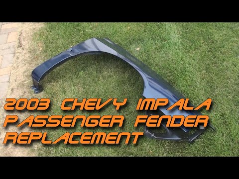 [TUT] 2003 Chevy Impala Fender Replacement - Passenger Left