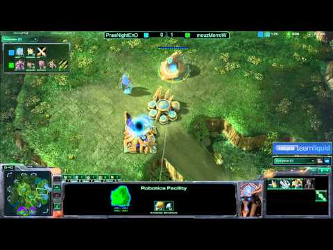 Game 2 - mouzMorroW (Z) vs PraeNightEnD (P) - TeamSpeak TL SC2 Open #14 Final