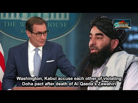 Washington, Kabul accuse each other of violating Doha pact after death of Al Qaeda's Zawahiri