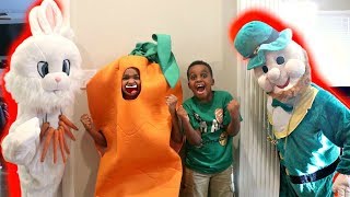 Shiloh And Shasha Easter Bunny with St Patrick EPIC RAP! - Onyx Kids