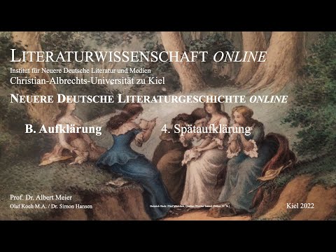 Literaturgeschichte online - Spätaufklärung (Sturm und Drang) 9 von 17