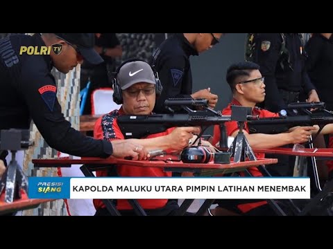 KAPOLDA MALUT BERIKAN ARAHAN KEPADA PERSONEL BRIMOB DAN LATIHAN MENEMBAK