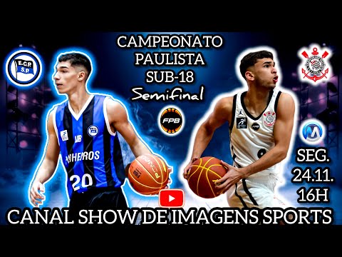 #AOVIVO - CAMPEONATO PAULISTA U18 PINHEIROS (87) X (71) CORINTHIANS - SEMIFINAL- JG 1 - 24.11.25