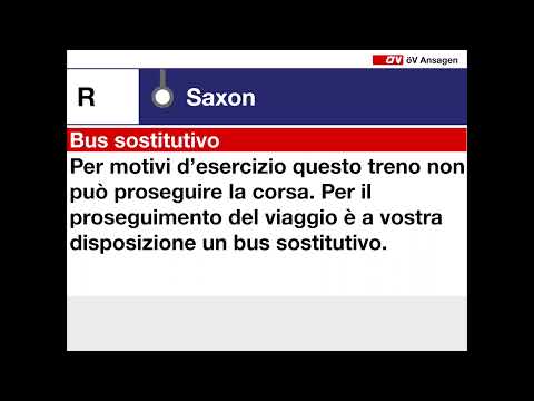 annonce RégionAlps • R • Saxon gare terminus (+annonces fixes)