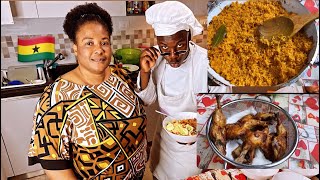 Ricetta RISO CON IL POLLO 🍚🍗(asmr)  Jollof Rice Recipe