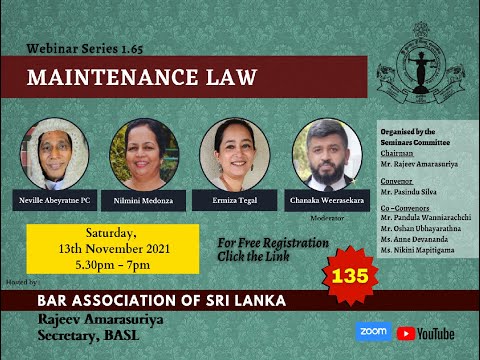 BASL Webinar 1.65 - Maintenance Law