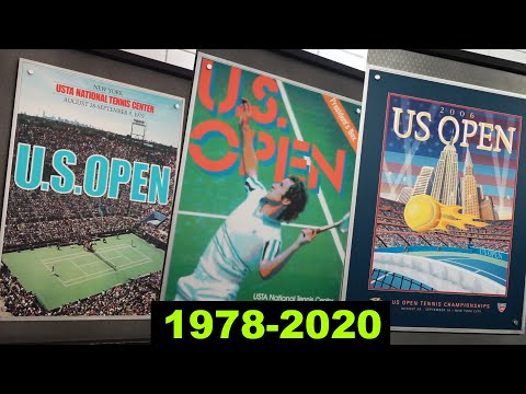 History of Graphic Design at the US Open 1978-2020