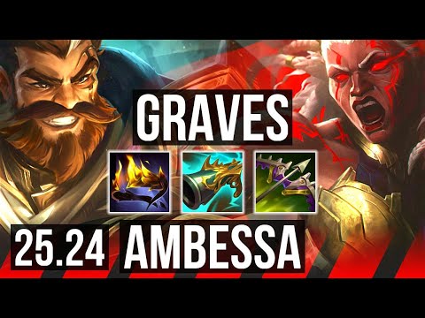 GRAVES vs AMBESSA (TOP) | 54K damage | EUW Master | 25.24